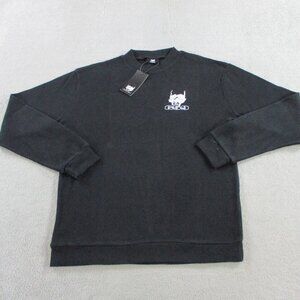 G59 Records Shirt Mens Medium Black Thermal Waffle Knit CrewLogo Suicideboys